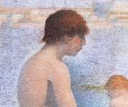 Georges Seurat Detail of Bather Germany oil painting artist
